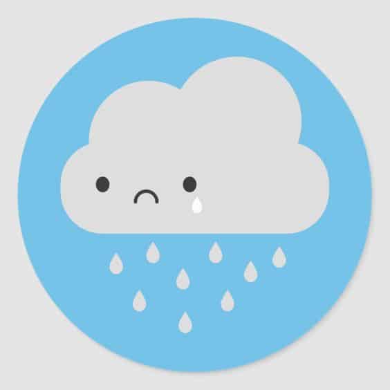 Sad cloud