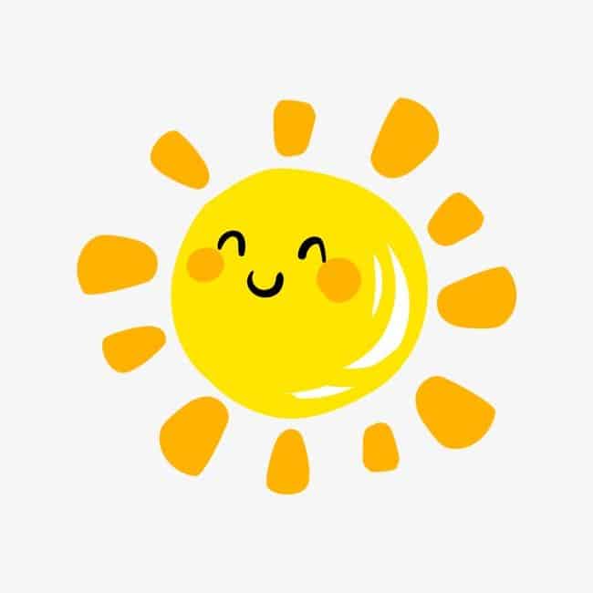 Happy sunshine, sunshine clipart, cartoon, smile png transparent clipart image and psd file for free download