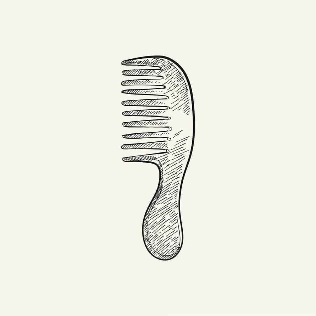 Download free vector of vintage illustration of a comb 324661